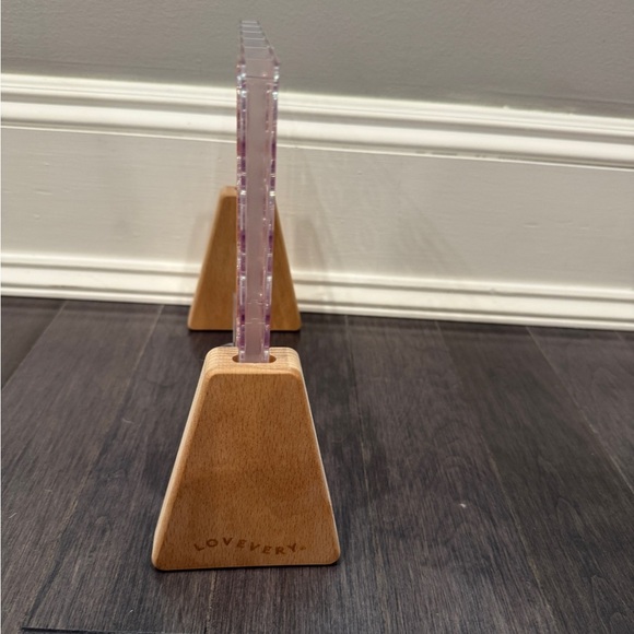 Lovevery Wooden & Acrylic Colorful Connect Four Game Infants Toddlers- NO PIECES - Picture 3 of 3